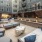 furnished courtyard with water fountains